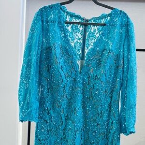 Jovani Turquoise Dress
